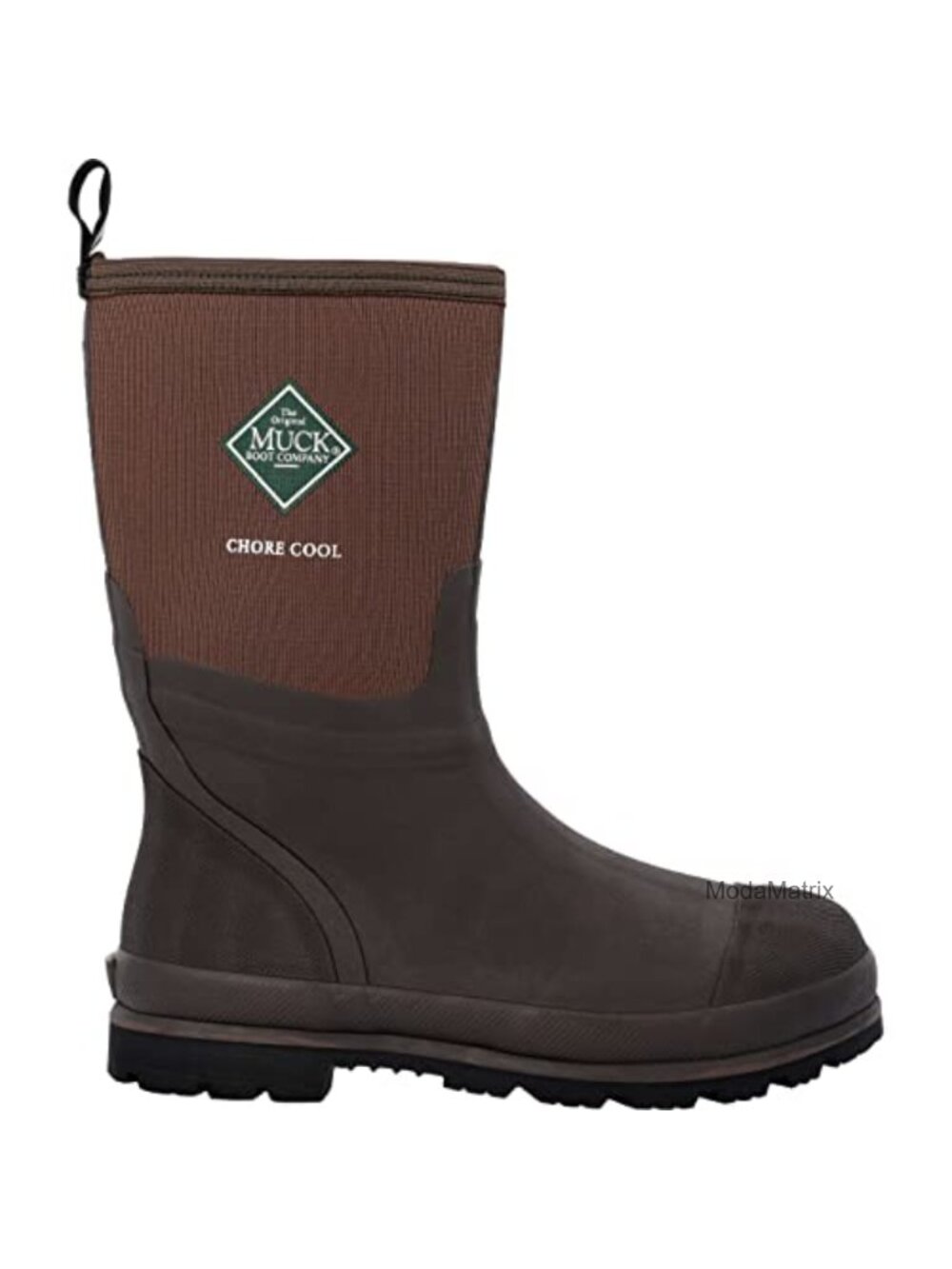 Men's Waterproof Work Boot Rubber Spandura Mid Pull On